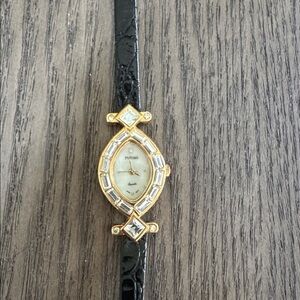 Gold and Black Women's Watch